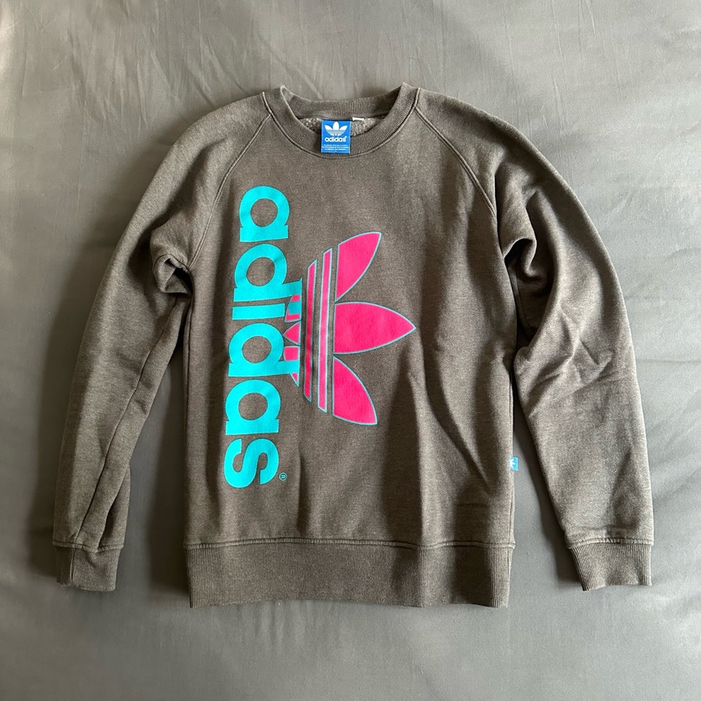 Vtg Adidas Trefoil Crewneck Sweatshirt, Men’s Small